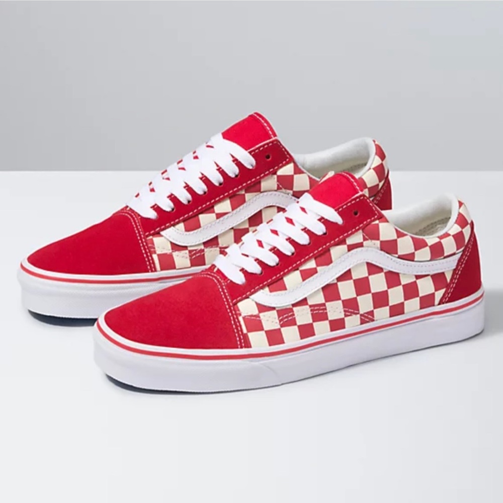 VANS OLD SKOOL RED CHECKERED